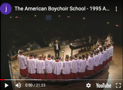 The American Boychoir School - 1995 Admissions Video - Video - Sun, 01 ...
